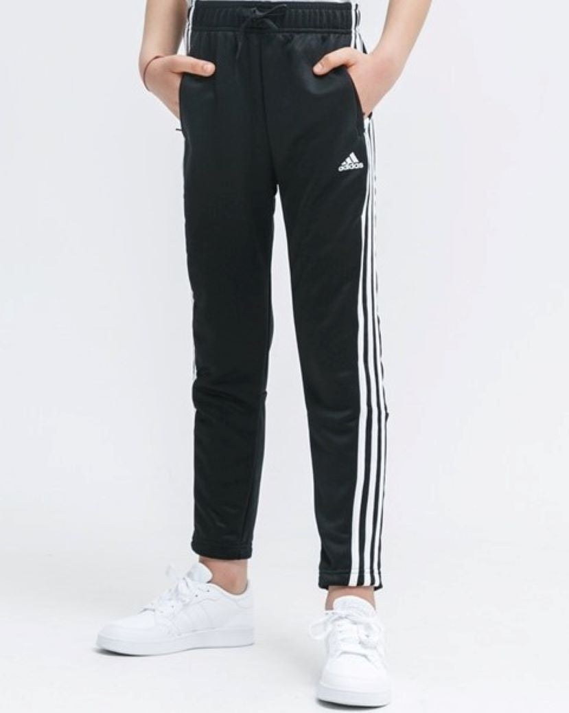 Adidas Kids D2M 3 Stripes Pant Black/White