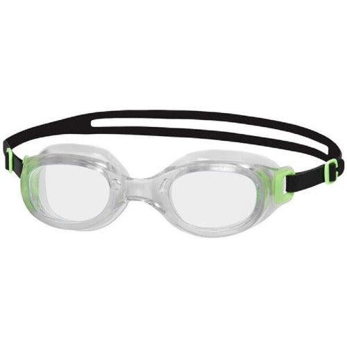 Speedo Adult Futura Classic Swim Goggles Clear/Green