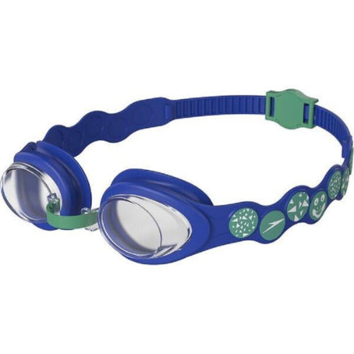 Speedo Junior Sea Squad Spot Swim Goggles 2-6 Years Blue/Emerald