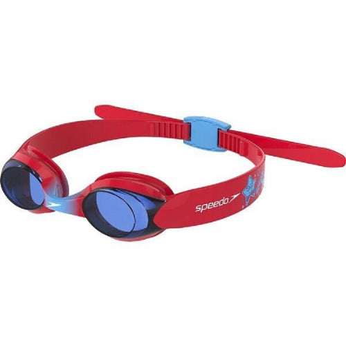 Speedo Junior Infant Illusion Swim Goggles Red/Blue
