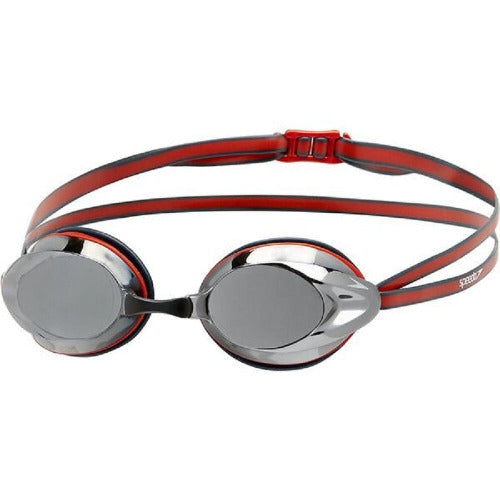 Speedo Opal Mirror Swim Goggles Lava Red