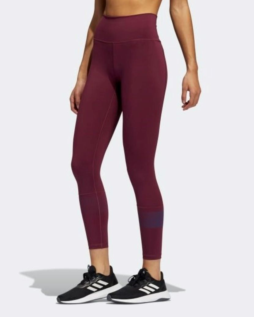 Adidas Womens Believe This 2.0 Adilife 7/8 Tight Victory Crimson