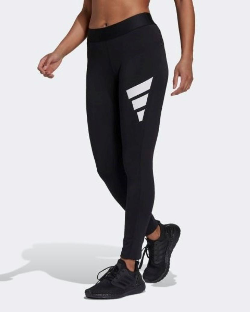 Adidas Womens Full Length Tight Future Icons 3B Black/White