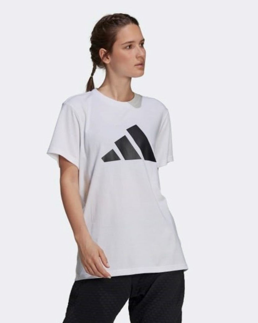 Adidas Womens Future Icons Logo Tee White