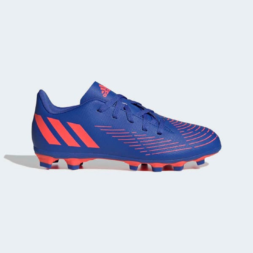 Adidas Kids Predator Edge.4 Flexible Ground Football Boots HiRes Blue/Turbo