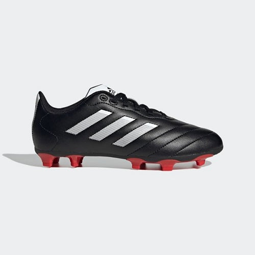 Adidas Kids Goletto VIII FG Football Boots Core Black/Cloud White/Red