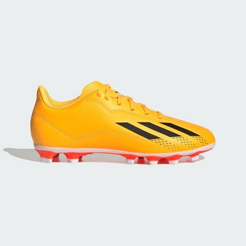 Adidas Kids X SpeedPortal.4 FG Soccer Cleats Solar Gold/Black/Team Orange