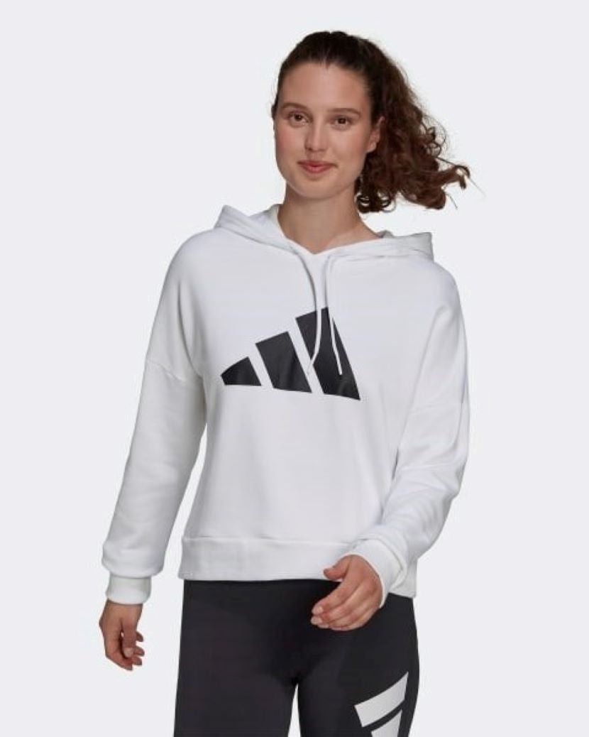 Adidas Womens Future Icons Hoodie White/Black