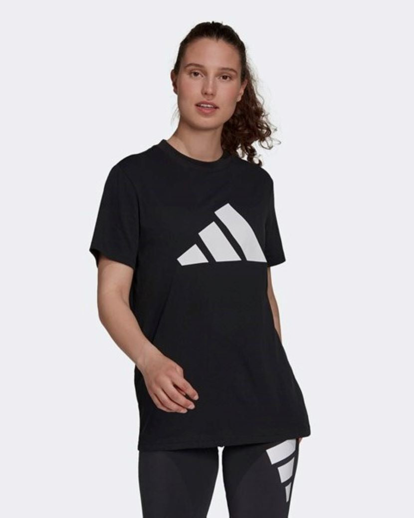 Adidas Womens Future Icons Logo Tee Black/White
