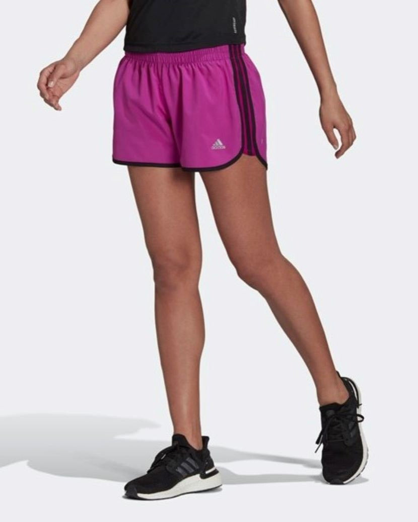 Adidas Womens M20 3 Inch Short Sonic Fuchsia/Black