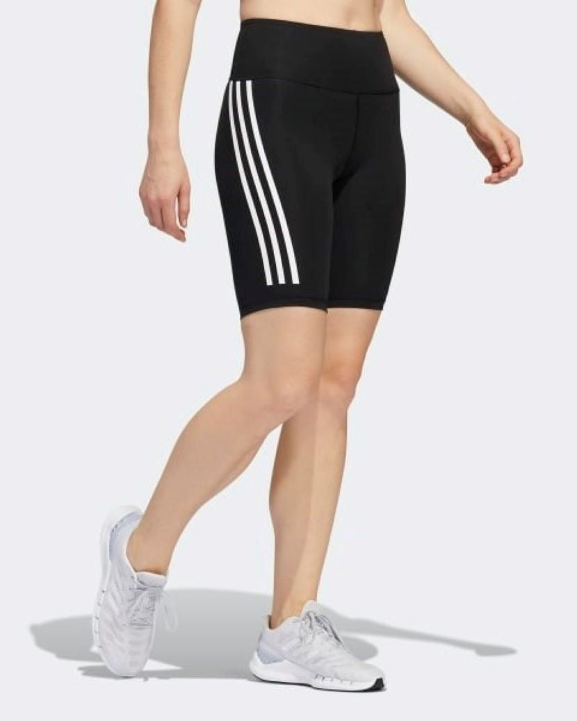Adidas Womens Optime TI Bike Short Tight Black/White