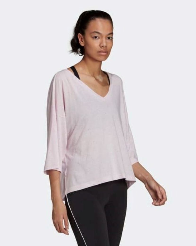 Adidas Womens Future Icons Winners 3.0 Loose Fit Tee Almost Pink Mel