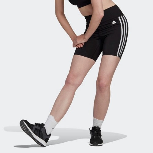 Adidas Womens Training 3 Stripes Short Tight Black