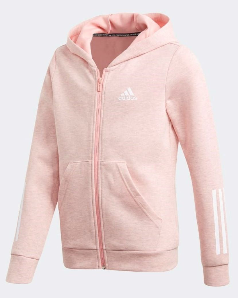 Adidas Kids Must Haves Hooded Jacket Glory Pink Mel/White