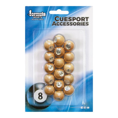 Formula Sports Kelly Pool Marbles Wooden