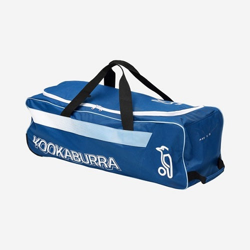 Kooka Pro 5.0 22 Wheelie Cricket Bag Blue/White
