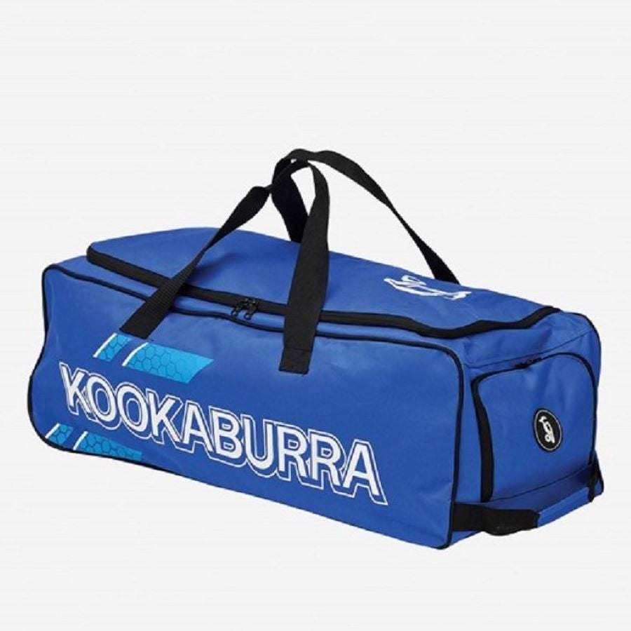 Kooka Pro 5.0 Wheelie Cricket Bag Blue/White