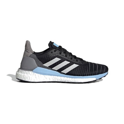 Adidas Womens Solar Glide 19 W Core Black/Grey One/Glow Blue