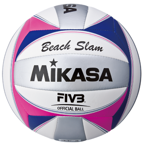 Mikasa Beach Volleyball VXS-12 Silver/White/Blue/Pink
