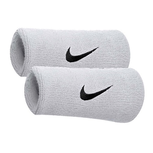 Nike Swoosh Wrist Sweatband Double white/black