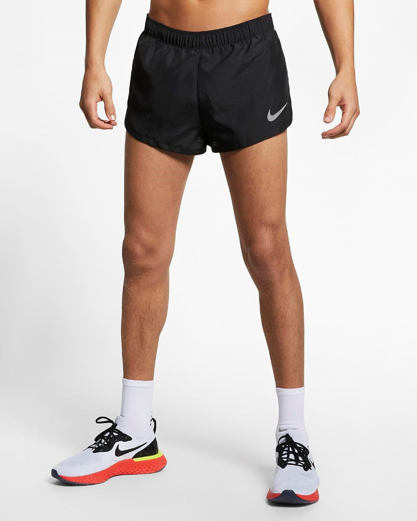 Nike Mens Dri-FIT 2 Inch Fast Running Short Black