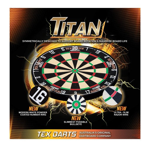 Tex Darts Titanium Dartboard