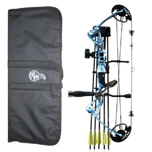Archery Vulture Release Aid Compound Bow Package 45lb Blue