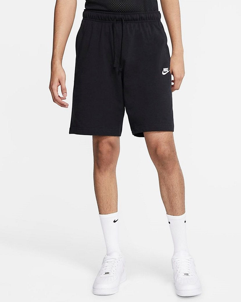 Nike Mens Club Jersey Short Black/White