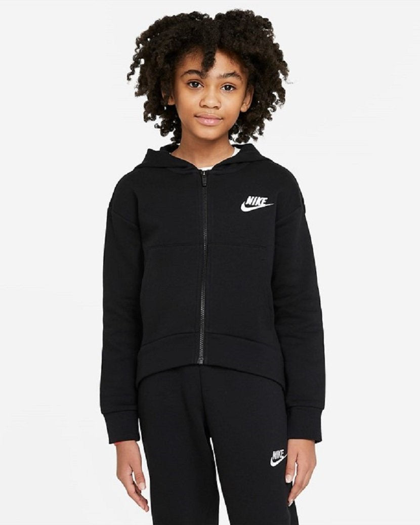 Nike Kids Club Hooded Jacket Black