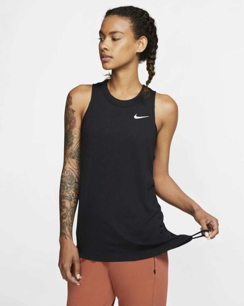 Nike Womens Nike Cinched Miler Tank Black