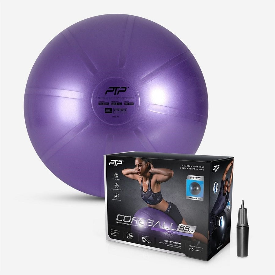 PTP Coreball Fitball Pro 55cm violet