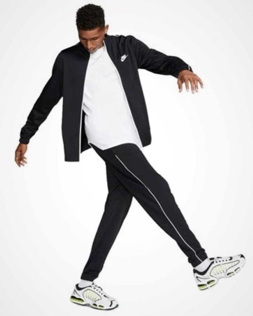 Nike Mens Tracksuit Sportswear Basic Black/White
