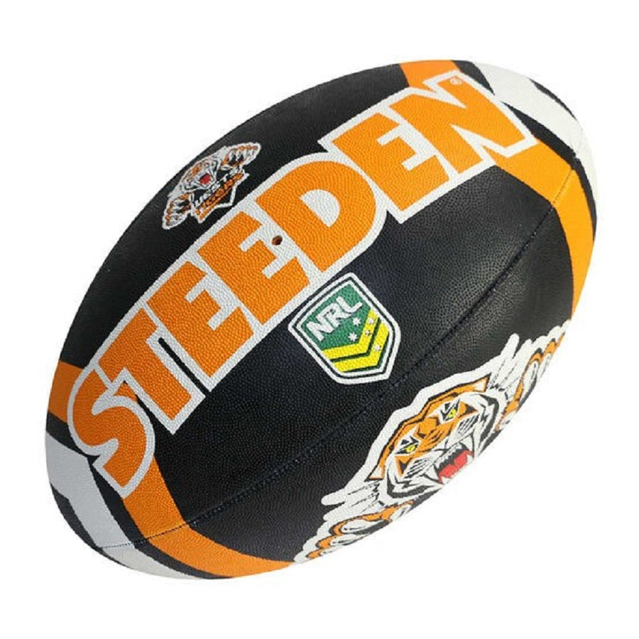 Steeden NRL Team 26526 Supporter Ball Size 5 Wests Tigers
